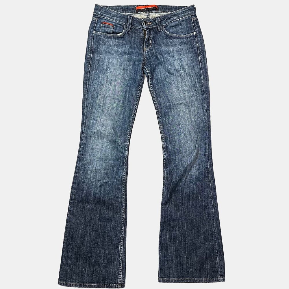 City of Others Los Angeles Low Ride Bootcut Denim Jeans Medium Wash Women's 25